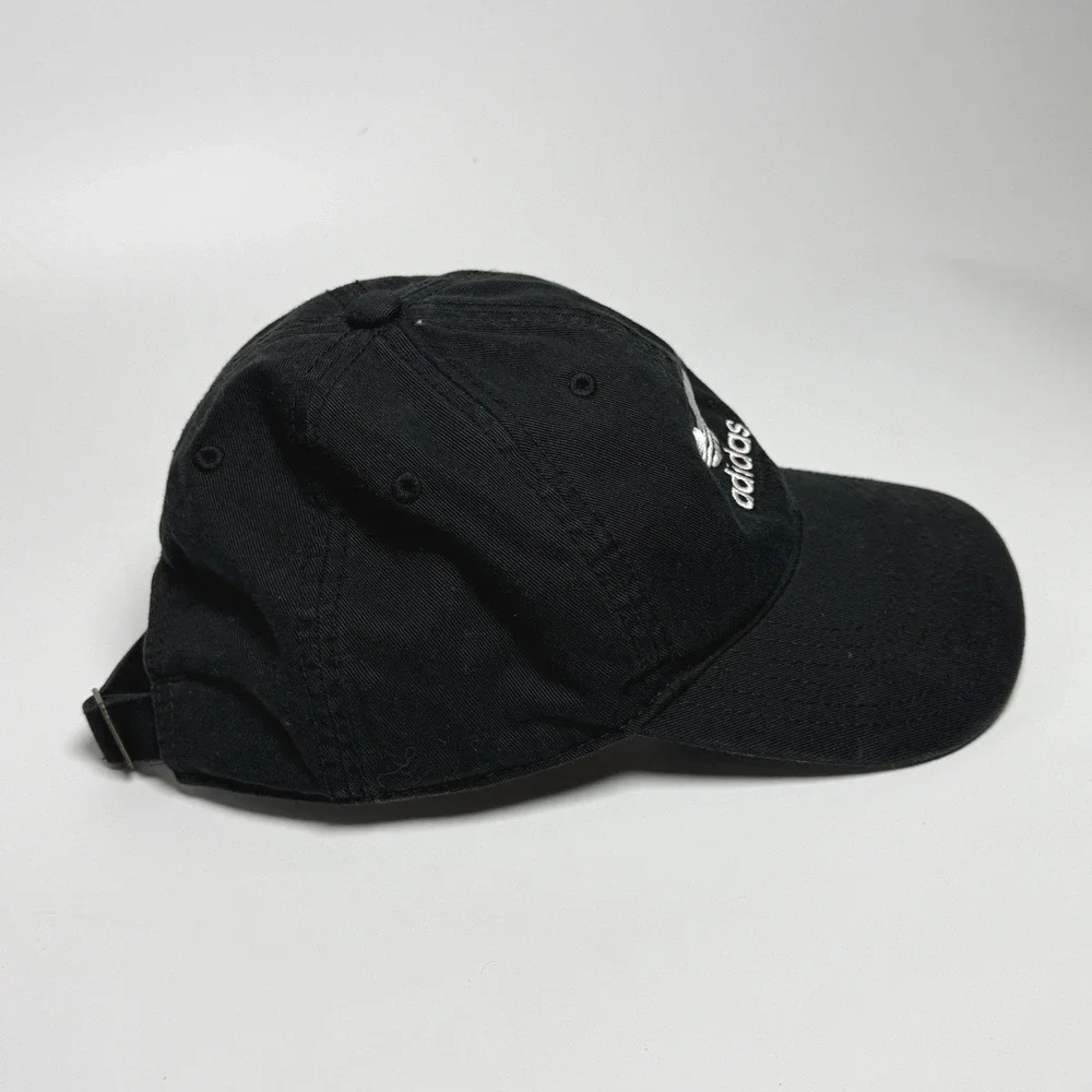 Adidas Originals Trefoil Baseball Cap Black Cotton‎ Adjustable Strapback Dad Hat
